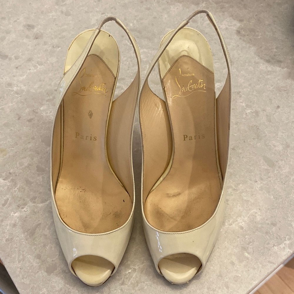 Christian Louboutin Peep toe heels